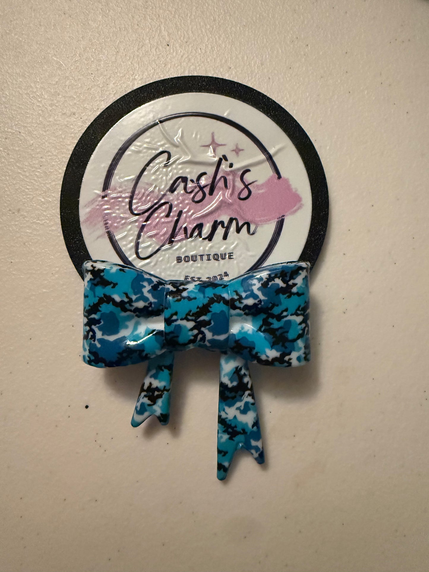 Blue Straw Topper