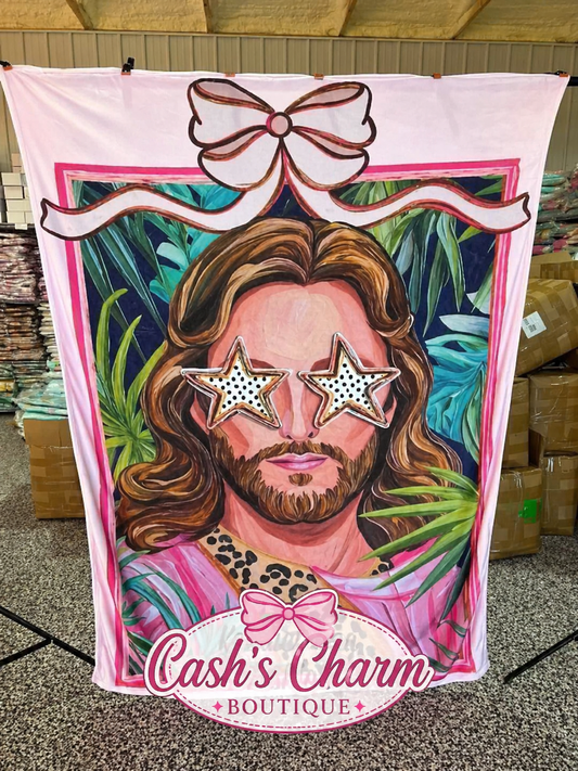 Coquette Jesus Blanket