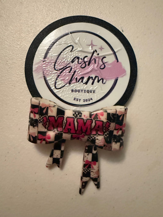 Mama Bow Straw Topper