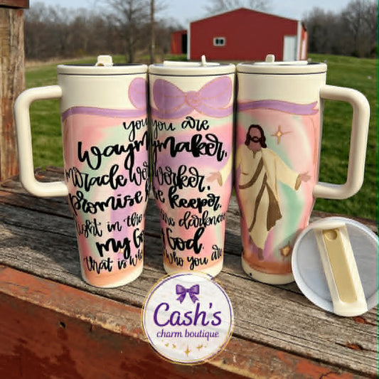 Waymaker Faith Tumbler 💖✨